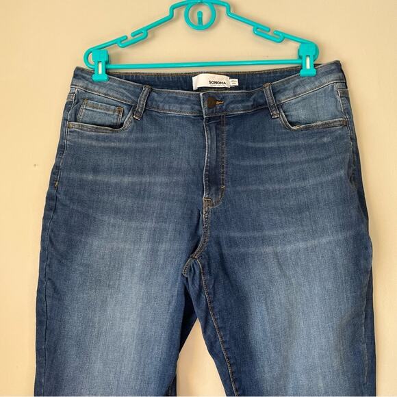 Somona Medium Wash Skinny Jeans Size 18W - Picture 5 of 10